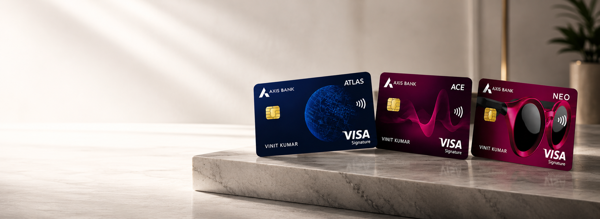 Axis Bank Credit Cards Hero Background