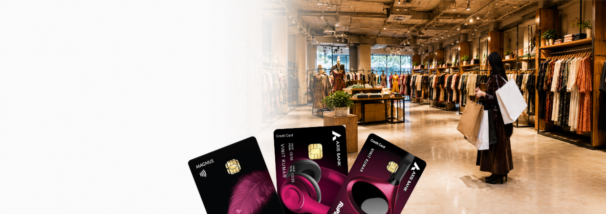 Axis Bank Credit Cards Hero Background