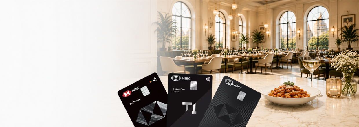 HSBC Bank Credit Cards Hero Background
