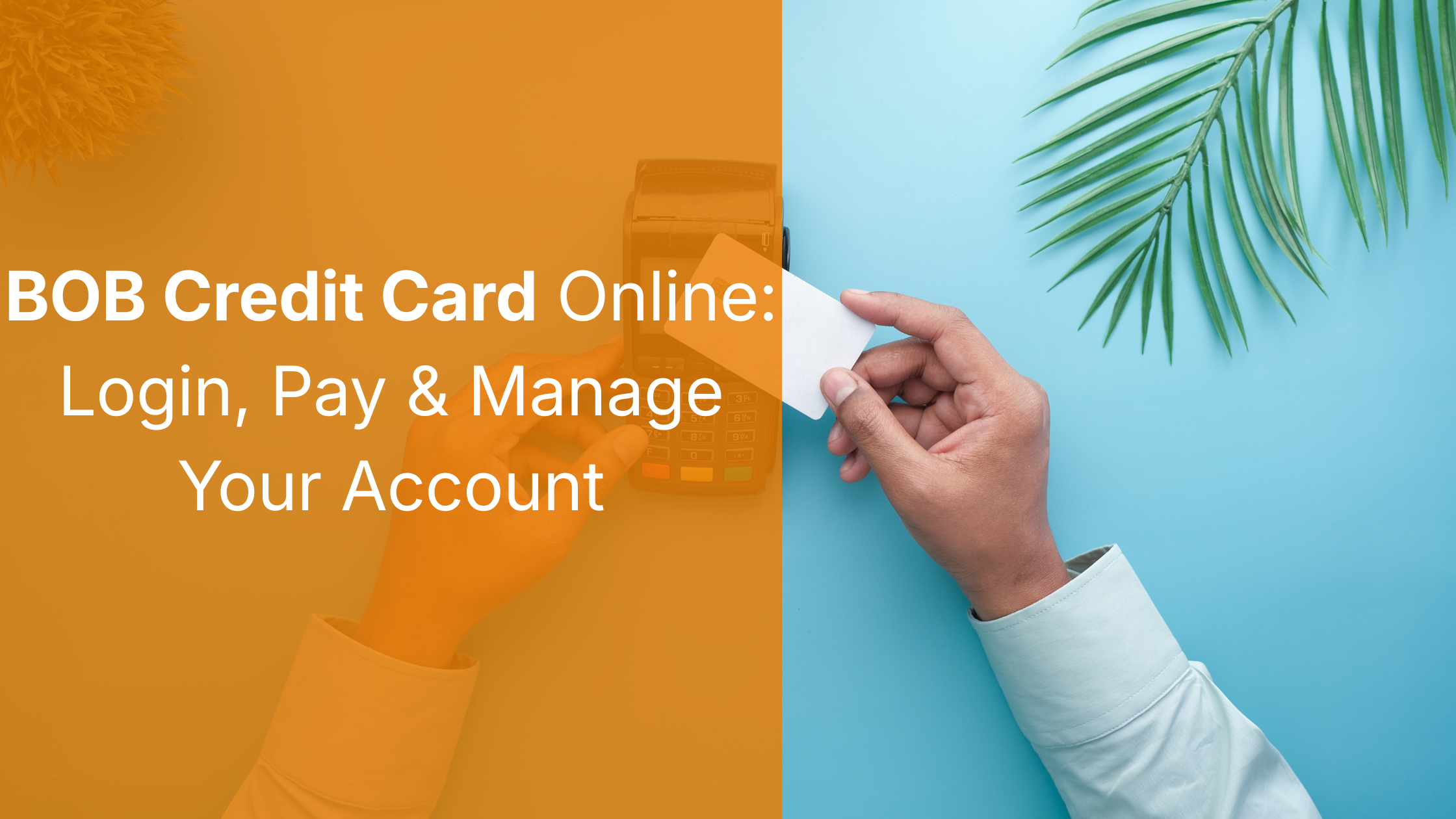 BOB Credit Card Online: Login, Pay & Manage Your Account