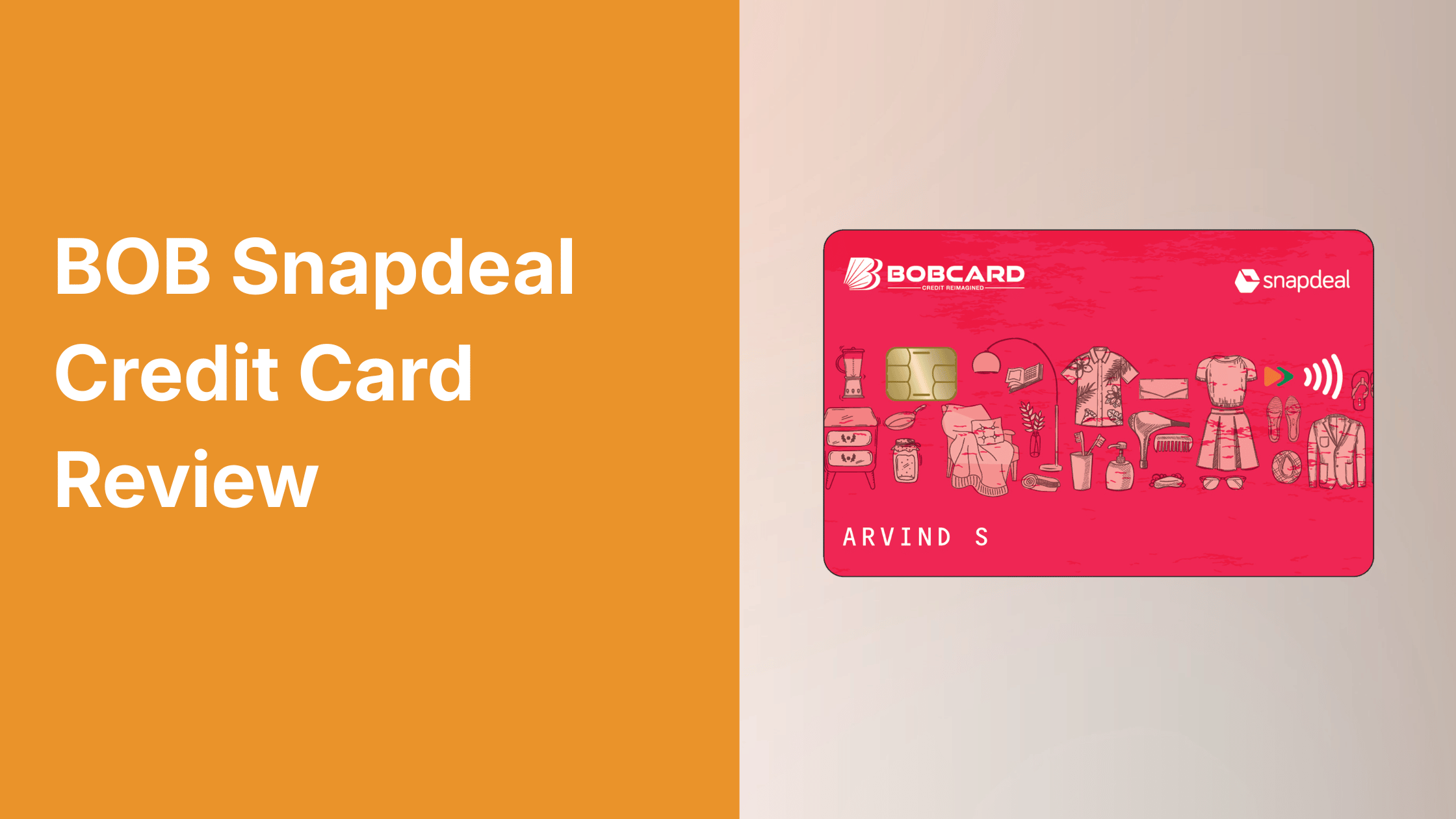BOB Snapdeal Credit Card Review 2026: 1% Unlimited UPI Cashback, 5% on Snapdeal - Worth It?