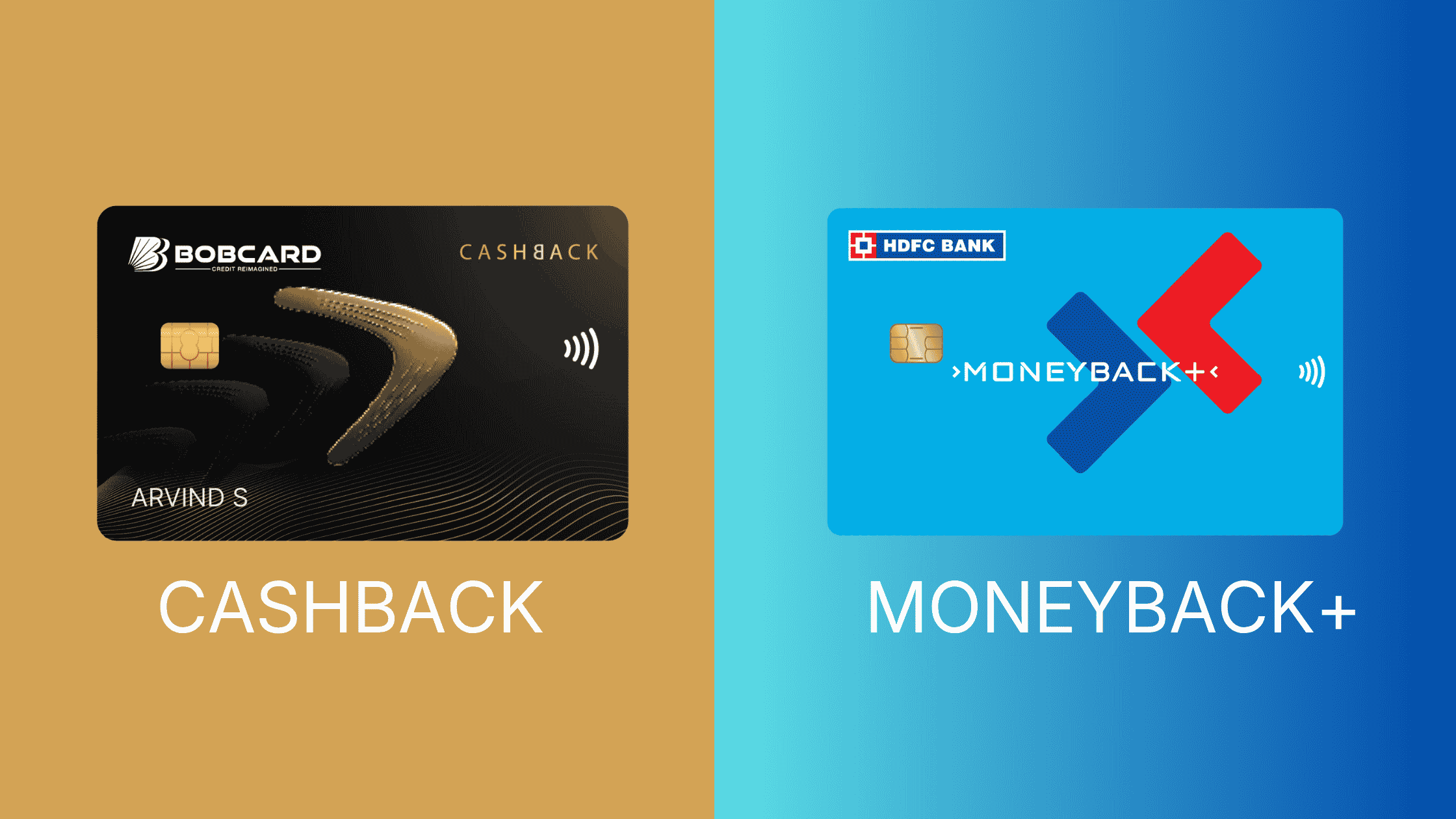 BOB Cashback vs HDFC MoneyBack+ 2026: Cashback Rates & Fees