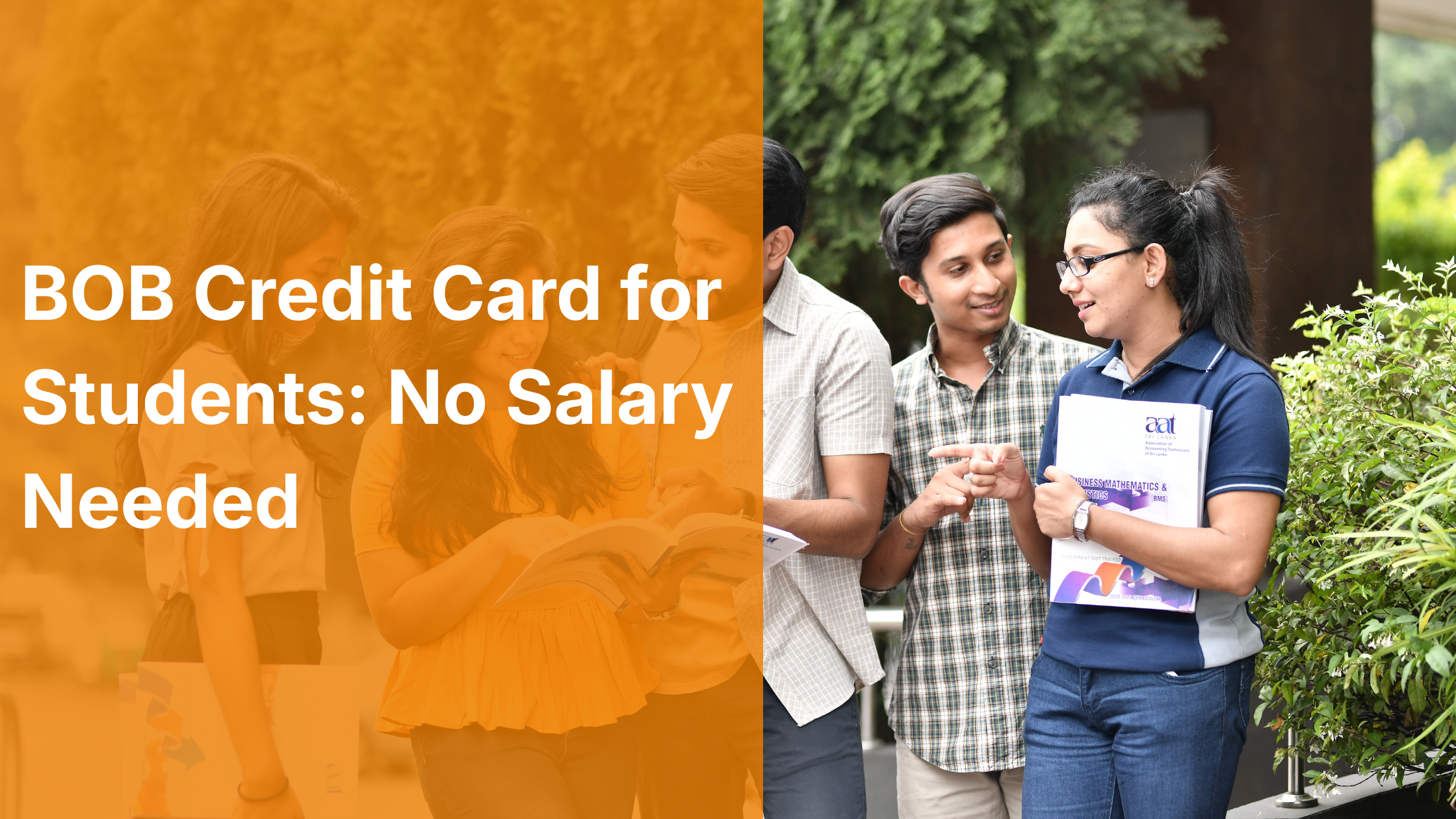 BOB Credit Card for Students: No Salary Needed