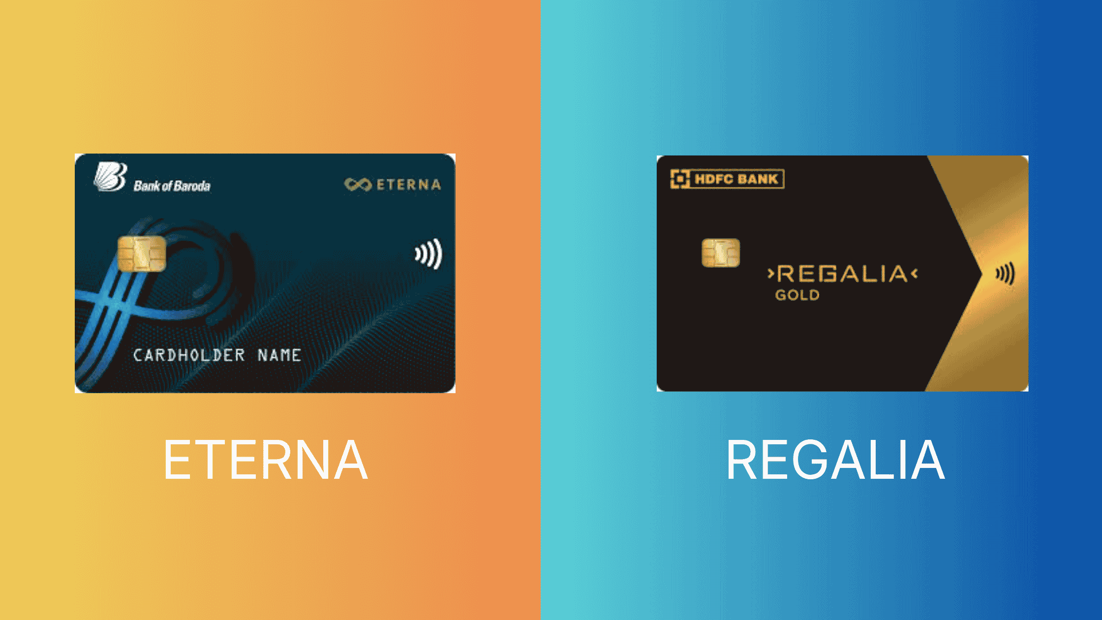BOBCARD Eterna vs HDFC Regalia Gold 2026: Which Card Wins?