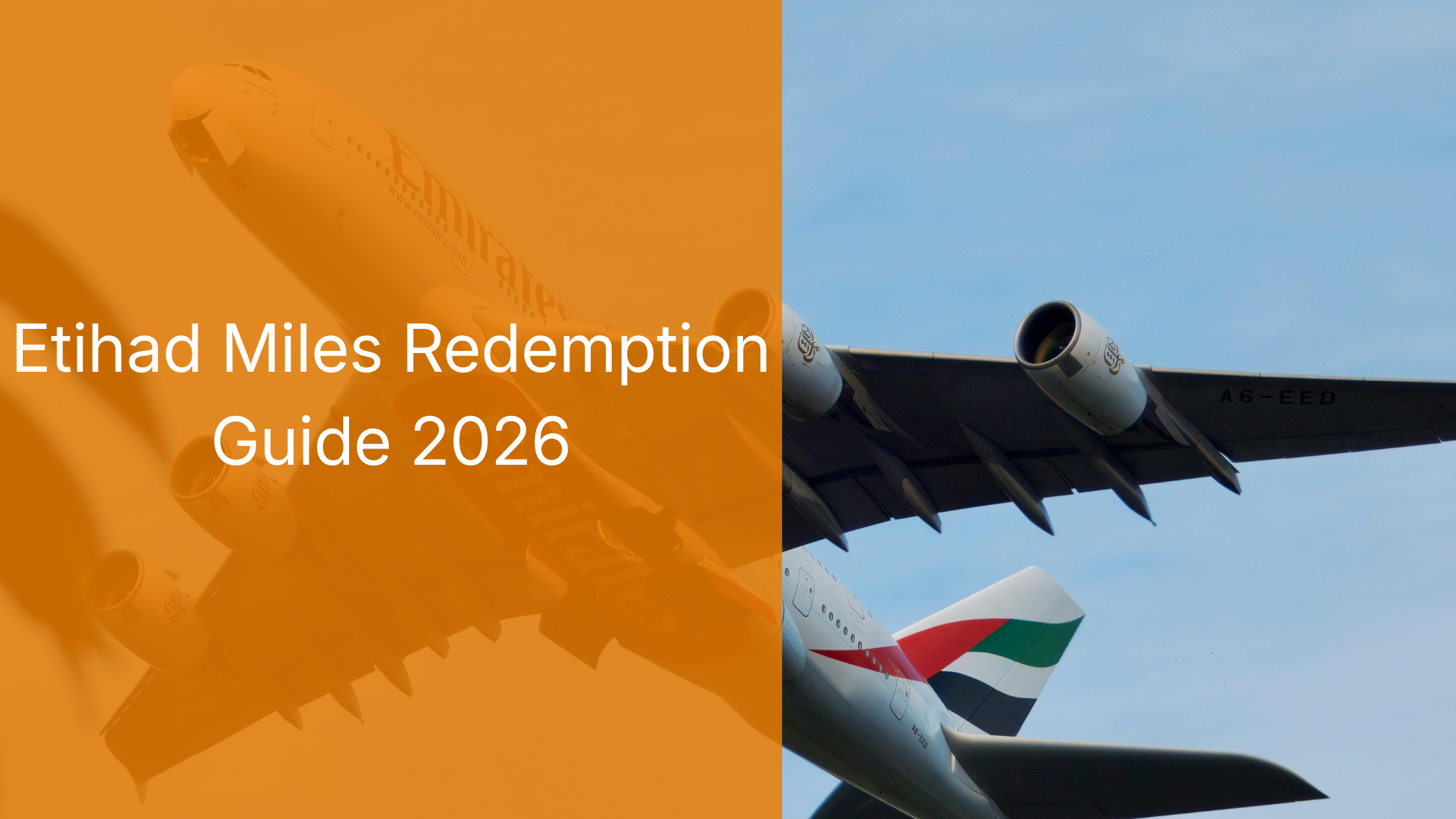 Etihad Miles Redemption Guide 2026