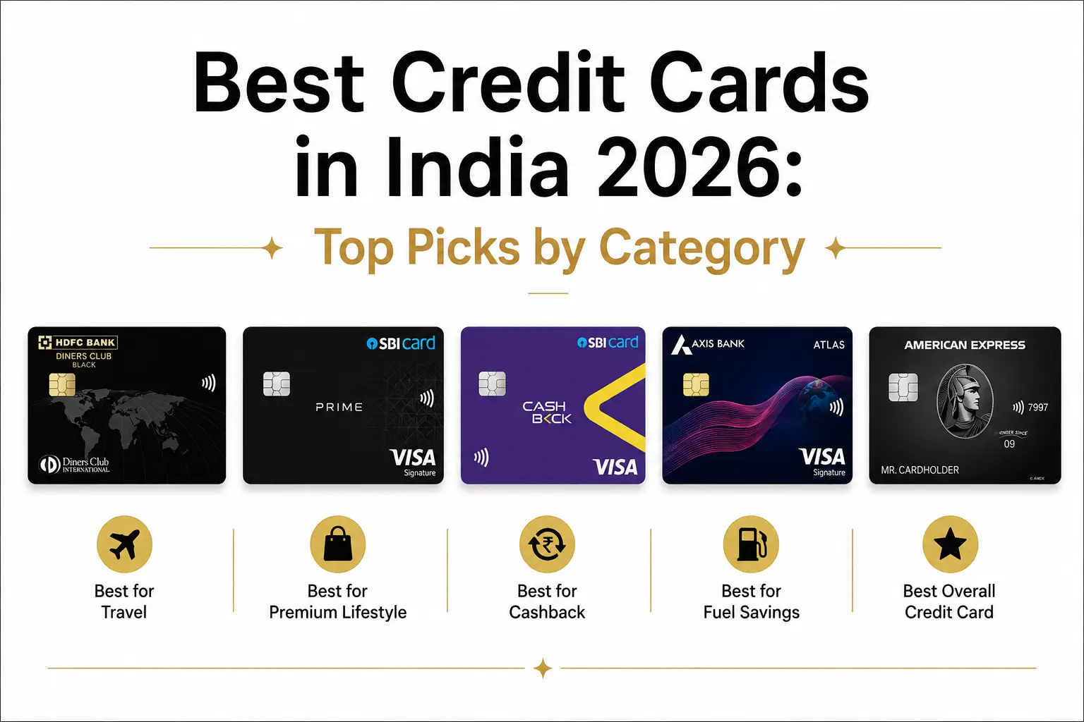 Best Credit Cards in India 2026: Top Picks by Category