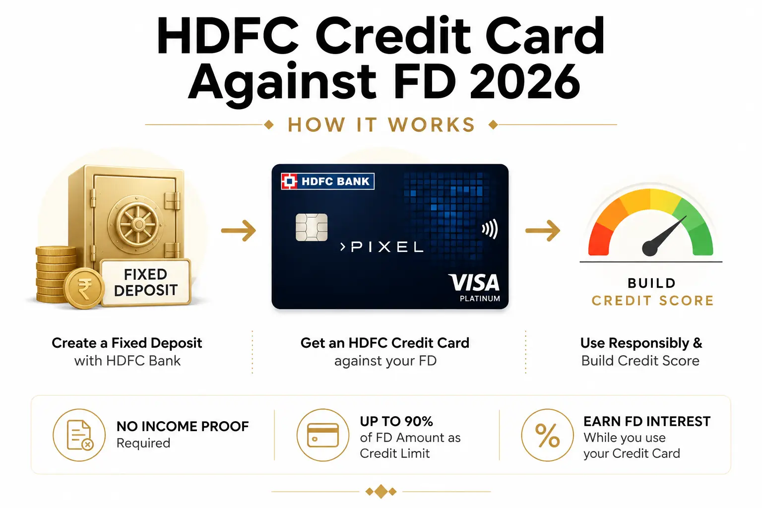 HDFC Credit Card Against FD 2026: How It Works