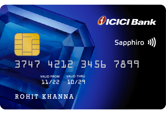 ICICI Sapphiro Credit Card