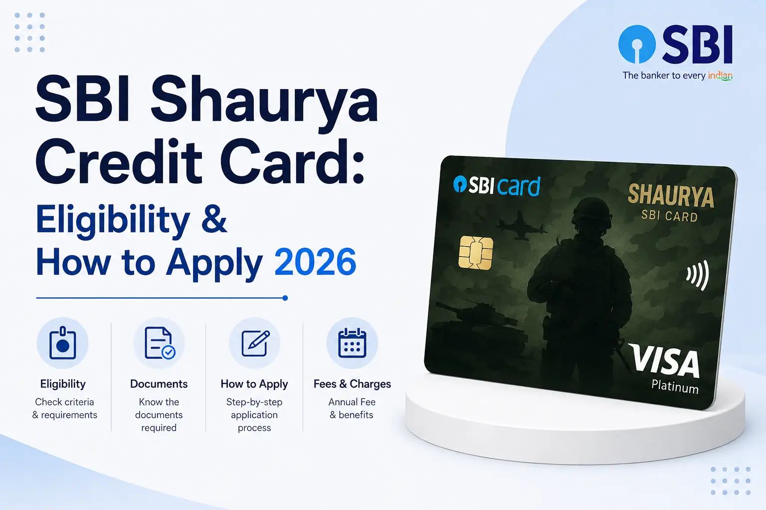 SBI Shaurya Credit Card: Eligibility & How to Apply 2026